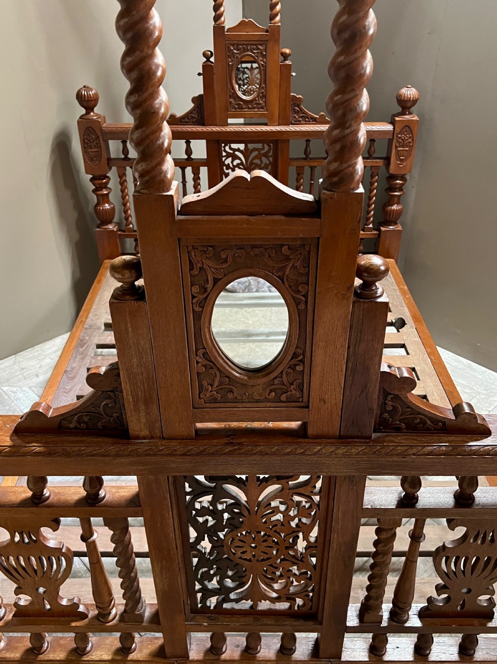 Grand Colonial Teak Tester Bed View II