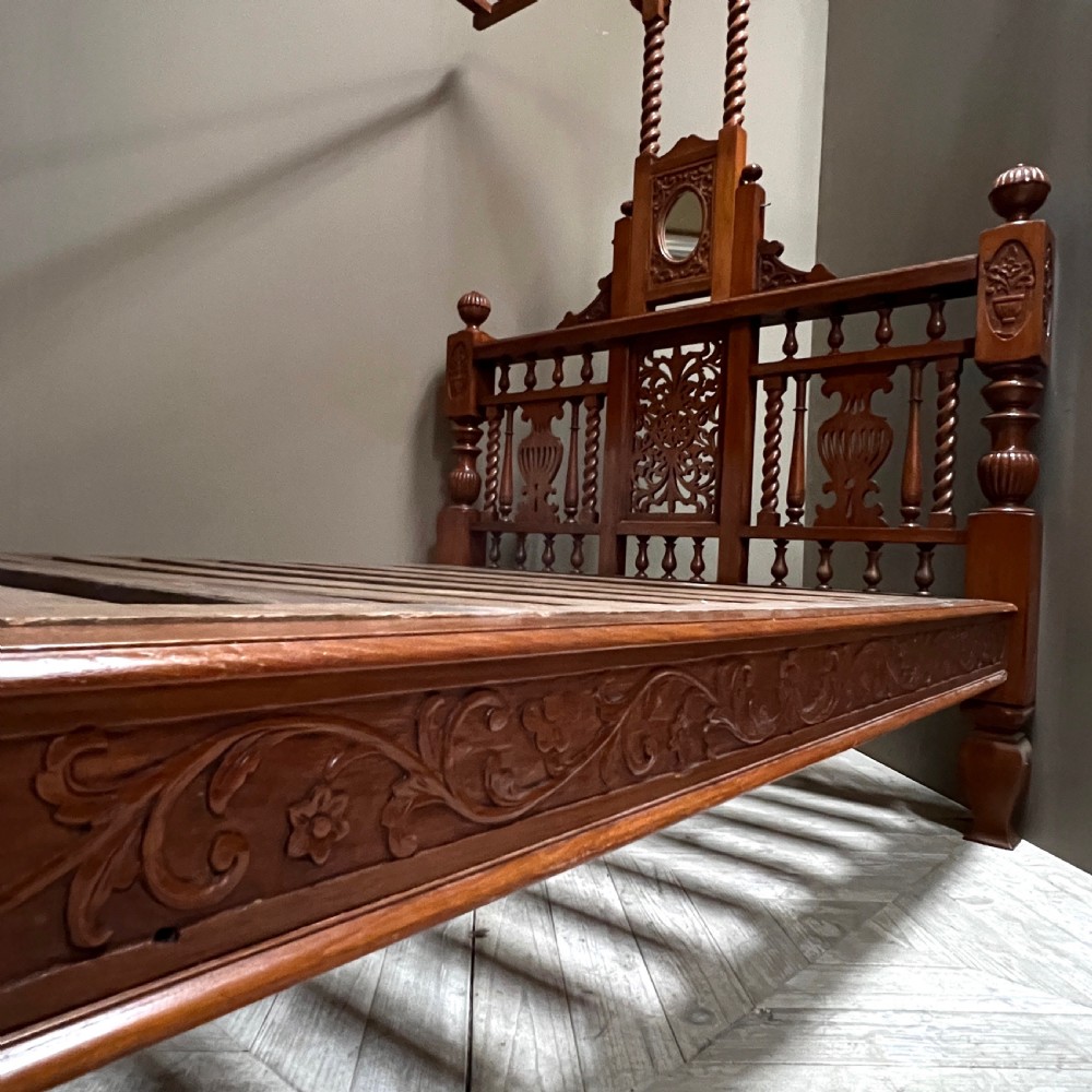 Grand Colonial Teak Tester Bed View V