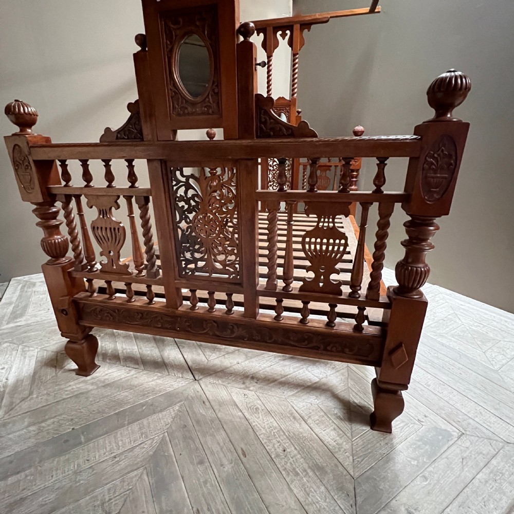 Grand Colonial Teak Tester Bed View VI