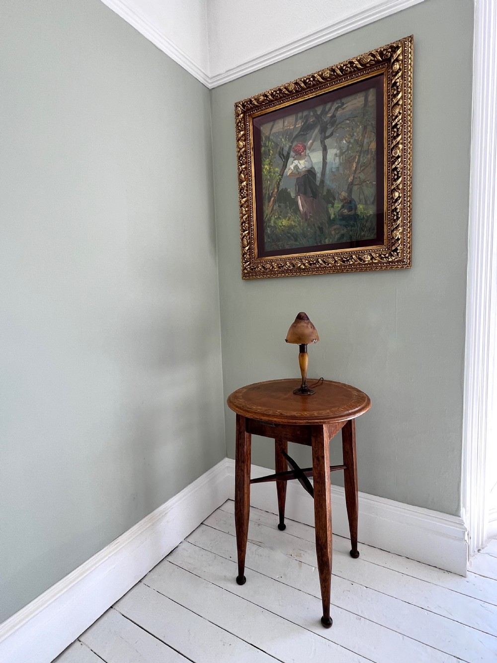 Pair of Early C20th Oak Lamp or Display Tables View IX