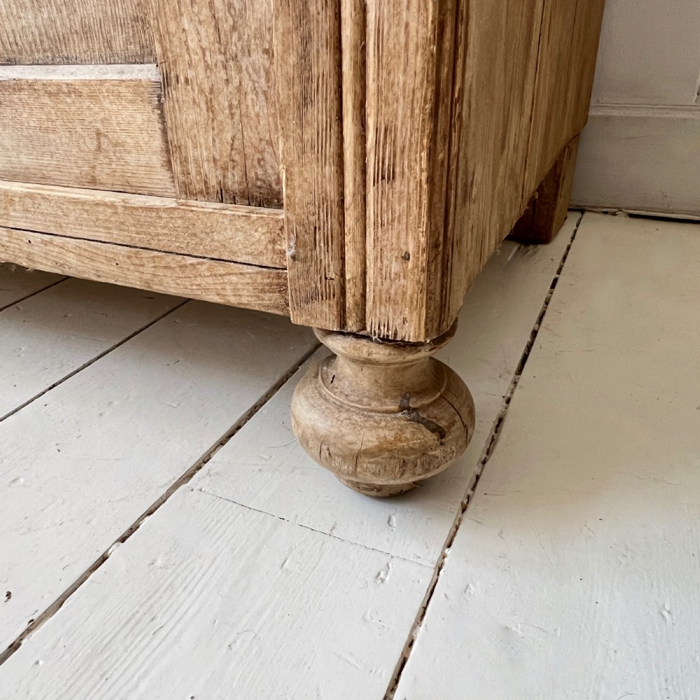 Antique Pine and Marble Washstand Circa 1910 View V