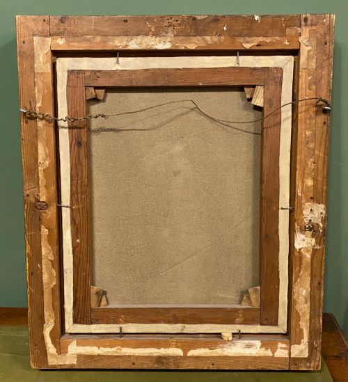 19TH CENTURY PORTRAIT OF A MASONIC GENTLEMAN OIL PAINTING - ADDITIONAL PHOTO 3
