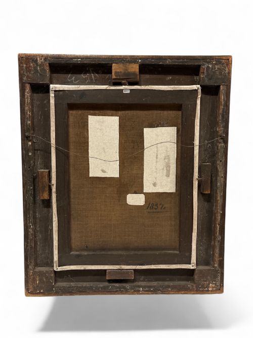PORTRAIT OF A GENTLEMAN ON CANVAS BACK INSCRIBED WATERHOUSE 1837 - ADDITIONAL PHOTO 2