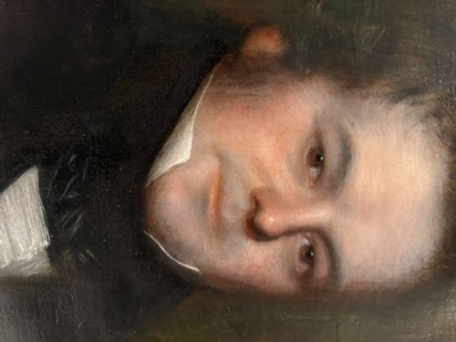 PORTRAIT OF A GENTLEMAN ON CANVAS BACK INSCRIBED WATERHOUSE 1837 - ADDITIONAL PHOTO 4
