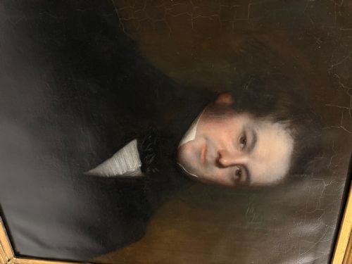 PORTRAIT OF A GENTLEMAN ON CANVAS BACK INSCRIBED WATERHOUSE 1837 - ADDITIONAL PHOTO 5