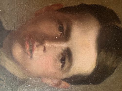 OIL PORTRAIT OF A FIRST WORLD WAR SOLDIER SIGNED G HINDLE 1917 - ADDITIONAL PHOTO 5
