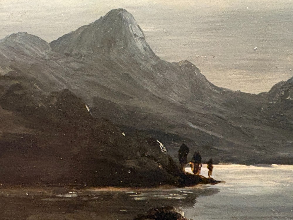 Oil Painting of Pass of Glencoe by  John Wilson Eubank (1799-1847)  View VI
