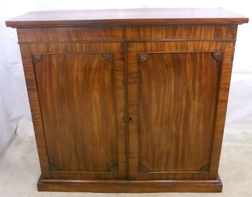 Victorian Mahogany Bookcase Cupboard