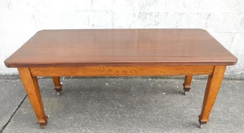 Edwardian Mahogany & Oak Centre Table