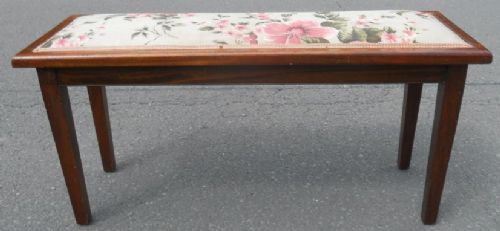 Edwardian Window Duet Stool