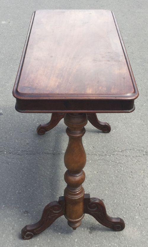 VICTORIAN MAHOGANY CENTRE TABLE - ADDITIONAL PHOTO 5