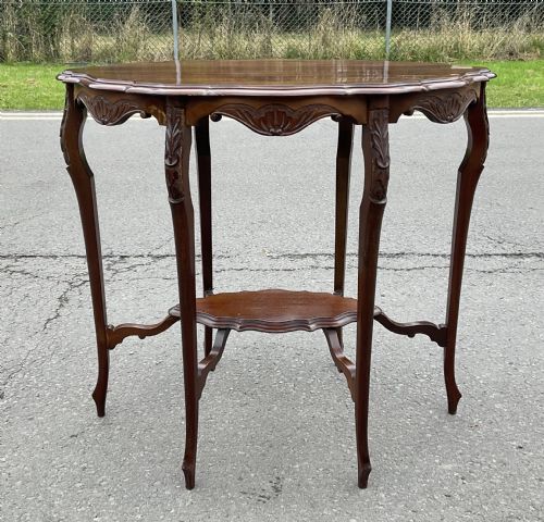 EDWARDIAN MAHOGANY OVAL OCCASIONAL TABLE - ADDITIONAL PHOTO 6