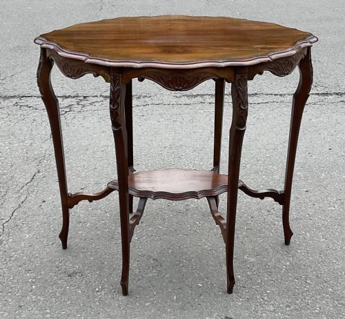 EDWARDIAN MAHOGANY OVAL OCCASIONAL TABLE - ADDITIONAL PHOTO 7