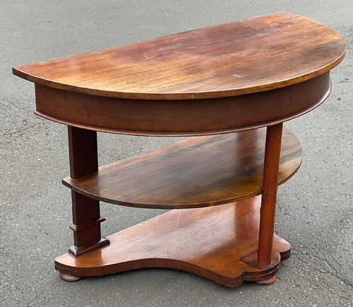 VICTORIAN MAHOGANY CONSOLE TABLE - ADDITIONAL PHOTO 1