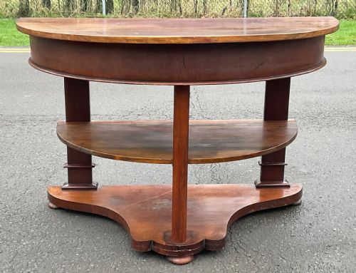 VICTORIAN MAHOGANY CONSOLE TABLE - ADDITIONAL PHOTO 4
