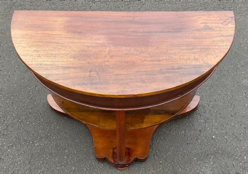 VICTORIAN MAHOGANY CONSOLE TABLE - ADDITIONAL PHOTO 5