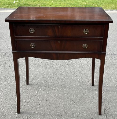 EDWARDIAN MAHOGANY CHEST OF DRAWERS - ADDITIONAL PHOTO 1