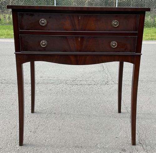 EDWARDIAN MAHOGANY CHEST OF DRAWERS - ADDITIONAL PHOTO 4