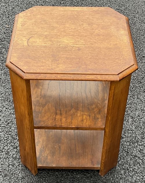 OAK BOOKCASE TABLE - ADDITIONAL PHOTO 5