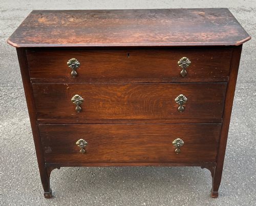 Edwardian Oak Chest of Drawers
