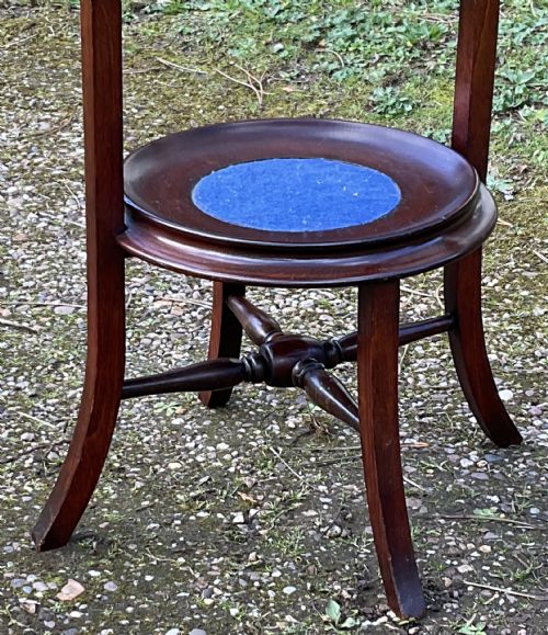 MAHOGANY FOUR TIER STANDING CAKE STAND - ADDITIONAL PHOTO 3