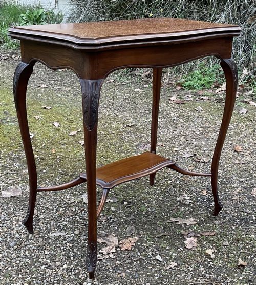 EDWARDIAN MAHOGANY FOLDOVER CARD TABLE - ADDITIONAL PHOTO 4