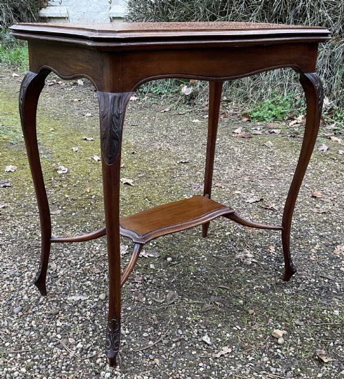 EDWARDIAN MAHOGANY FOLDOVER CARD TABLE - ADDITIONAL PHOTO 7