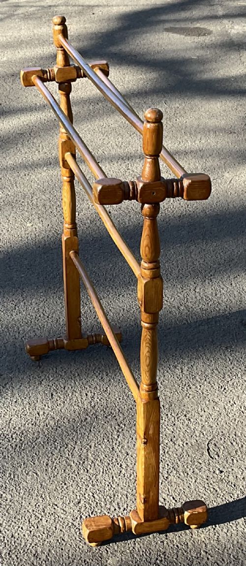 Edwardian Beech Towel Rail