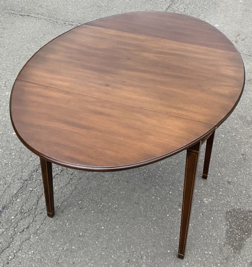 GEORGIAN INLAID MAHOGANY PEMBROKE TABLE - ADDITIONAL PHOTO 7