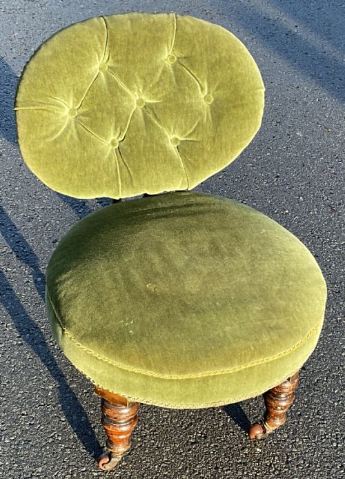 Victorian Upholstered Nursing Chair