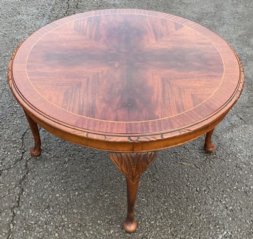 Inlaid Mahogany Coffee Table