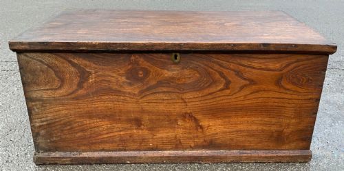 Victorian Elm Blanket Box