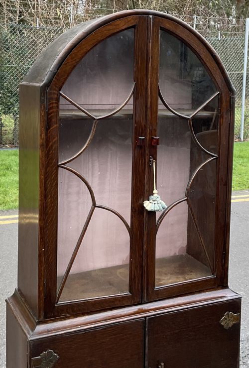ART DECO OAK BOOKCASE - ADDITIONAL PHOTO 2