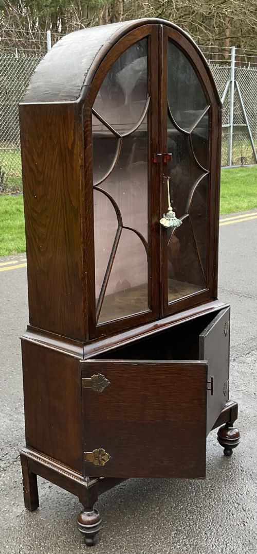 ART DECO OAK BOOKCASE - ADDITIONAL PHOTO 5