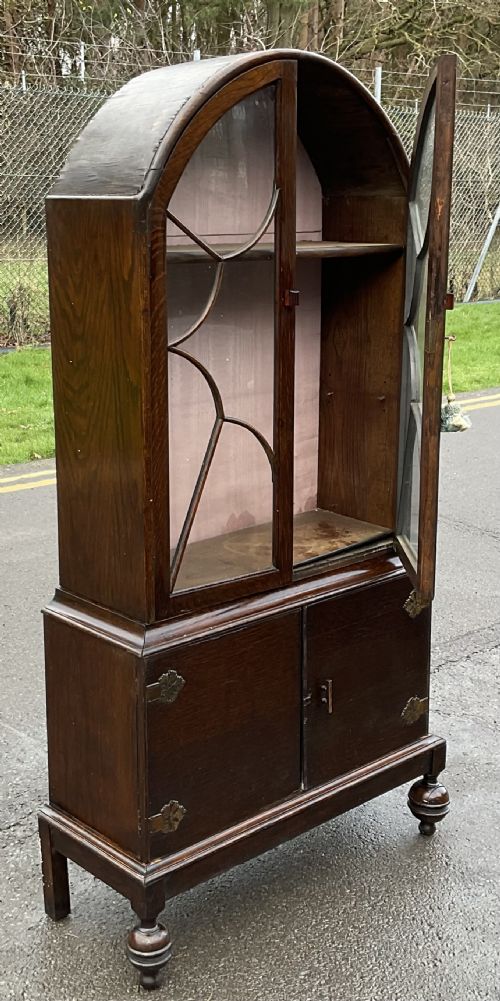 ART DECO OAK BOOKCASE - ADDITIONAL PHOTO 6