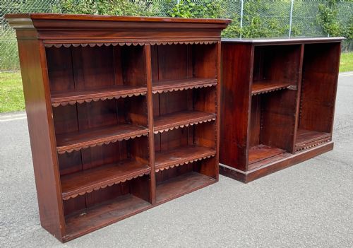 VICTORIAN MAHOGANY LIBRARY BOOKCASE - ADDITIONAL PHOTO 1