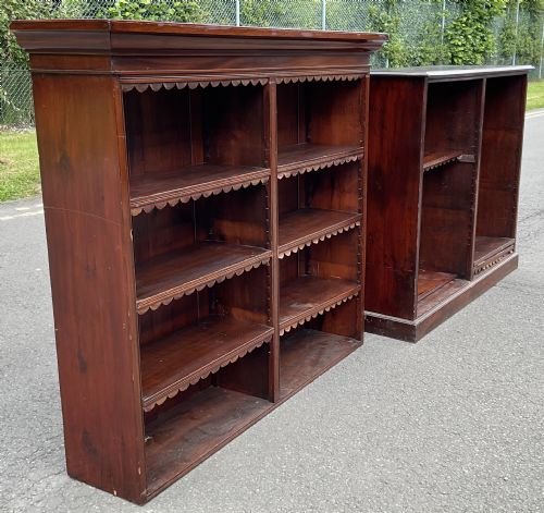 VICTORIAN MAHOGANY LIBRARY BOOKCASE - ADDITIONAL PHOTO 2
