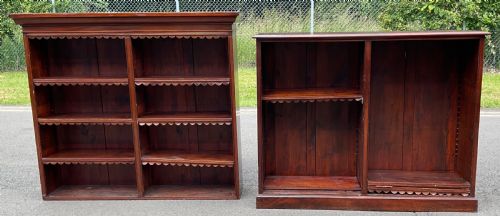 VICTORIAN MAHOGANY LIBRARY BOOKCASE - ADDITIONAL PHOTO 6