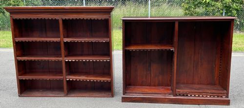 VICTORIAN MAHOGANY LIBRARY BOOKCASE - ADDITIONAL PHOTO 7