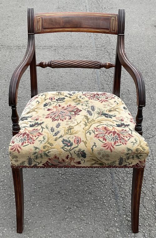 Regency Mahogany Carver Armchair