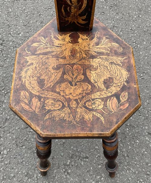 WALNUT SPINNING CHAIR - ADDITIONAL PHOTO 1