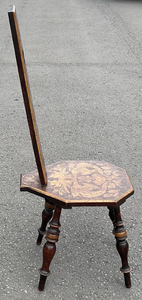 WALNUT SPINNING CHAIR - ADDITIONAL PHOTO 7