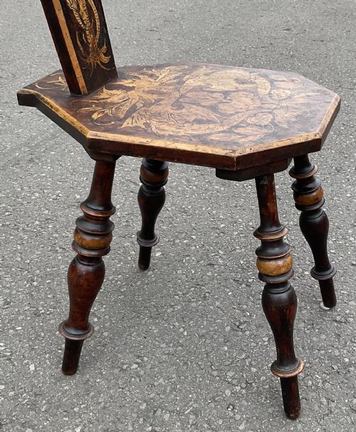 WALNUT SPINNING CHAIR - ADDITIONAL PHOTO 8
