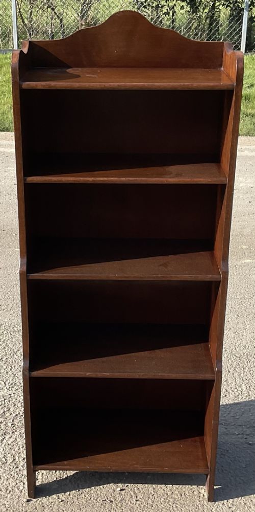 Mahogany Open Bookcase by Waring & Gillow