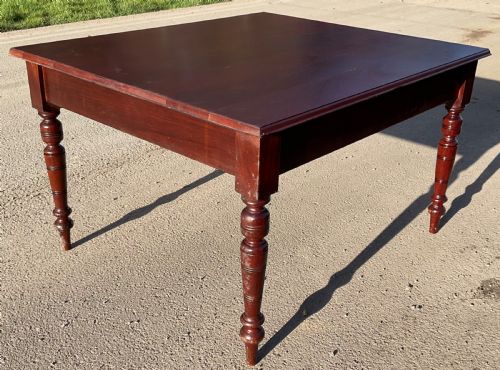 VICTORIAN MAHOGANY DINING TABLE - ADDITIONAL PHOTO 1