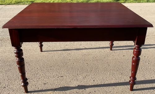 VICTORIAN MAHOGANY DINING TABLE - ADDITIONAL PHOTO 3