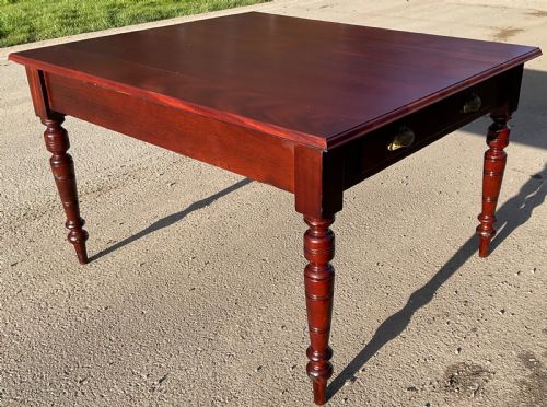VICTORIAN MAHOGANY DINING TABLE - ADDITIONAL PHOTO 7