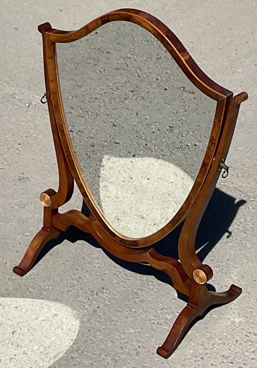 GEORGIAN YEW DRESSING MIRROR - ADDITIONAL PHOTO 1