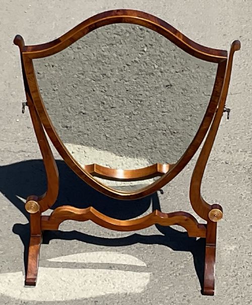 GEORGIAN YEW DRESSING MIRROR - ADDITIONAL PHOTO 2
