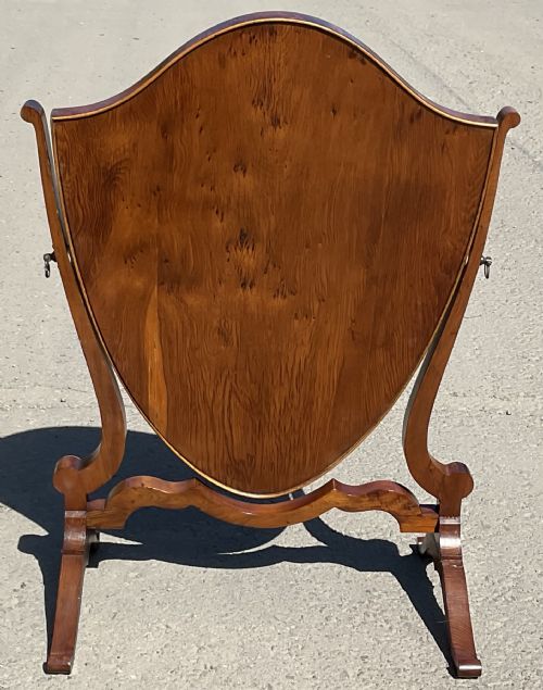 GEORGIAN YEW DRESSING MIRROR - ADDITIONAL PHOTO 6